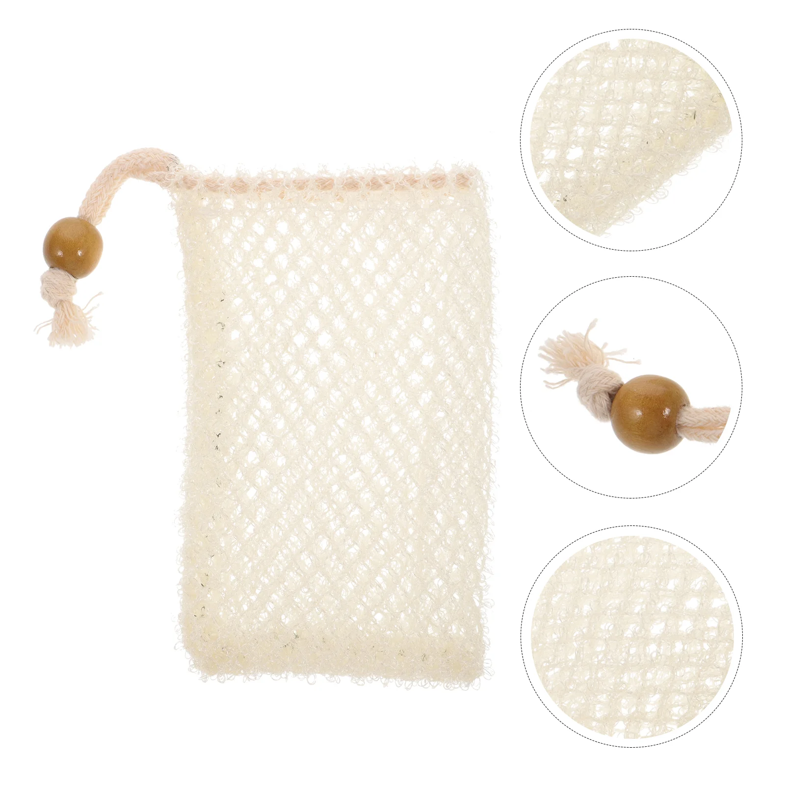 Zeepschuim Mesh Tas Exfoliërende Zeepspaarzak Exfoliator Spons Zeepzakje Baden Schrobben Bubble Bag Nylon Mesh Tas
