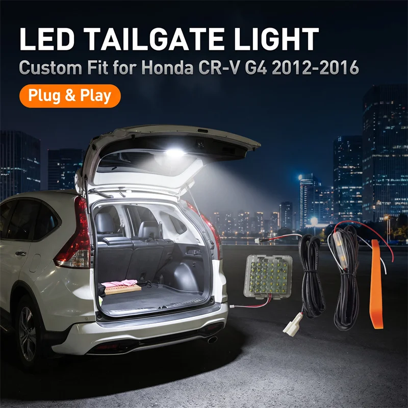 Camping Light Led Trunk Light For Honda CRV 2012 2013 2014 2015 Tail Light Tailgate Lamp Car Interior Refit Suitcase Night Lamp