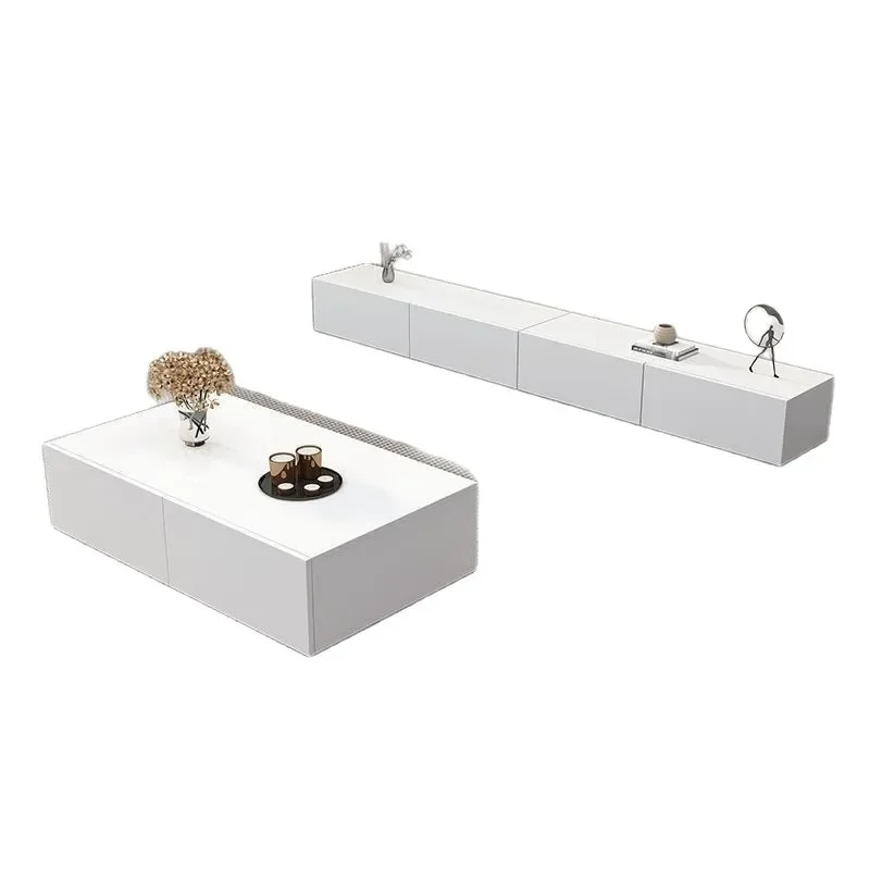 Simple Modern TV Cabinet Living Room Floor Storage Unit Large Small Combination Household Media Console Stand