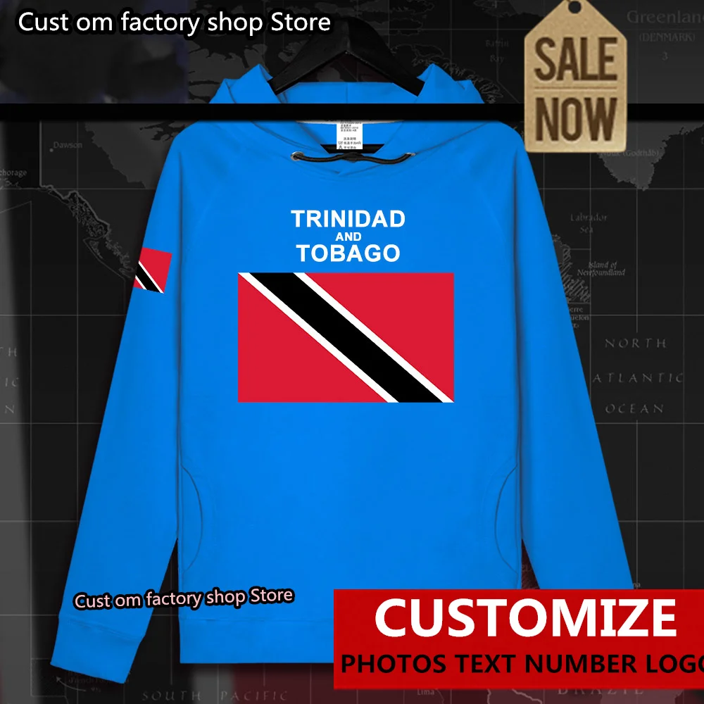 

Trinidad and Tobago TTO Trinidadian Trini Trinbagonian mens hoodie pullovers hoodies men sweatshirt streetwear clothing hip hop