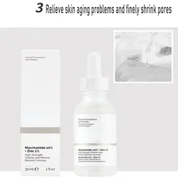 Niacinamide Magnesium Whitening Essentie, Verhelderende En Krimpen Poriën, Hoge Sterkte Vitaminen En Mineralen