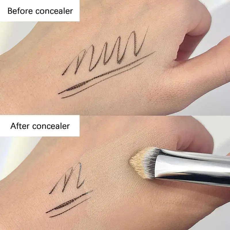Triangle Concealer Brush Soft Bristles Under-Eye Concealing Brush Face Detail Brush Beauty Tools For Dark Circles Concealer