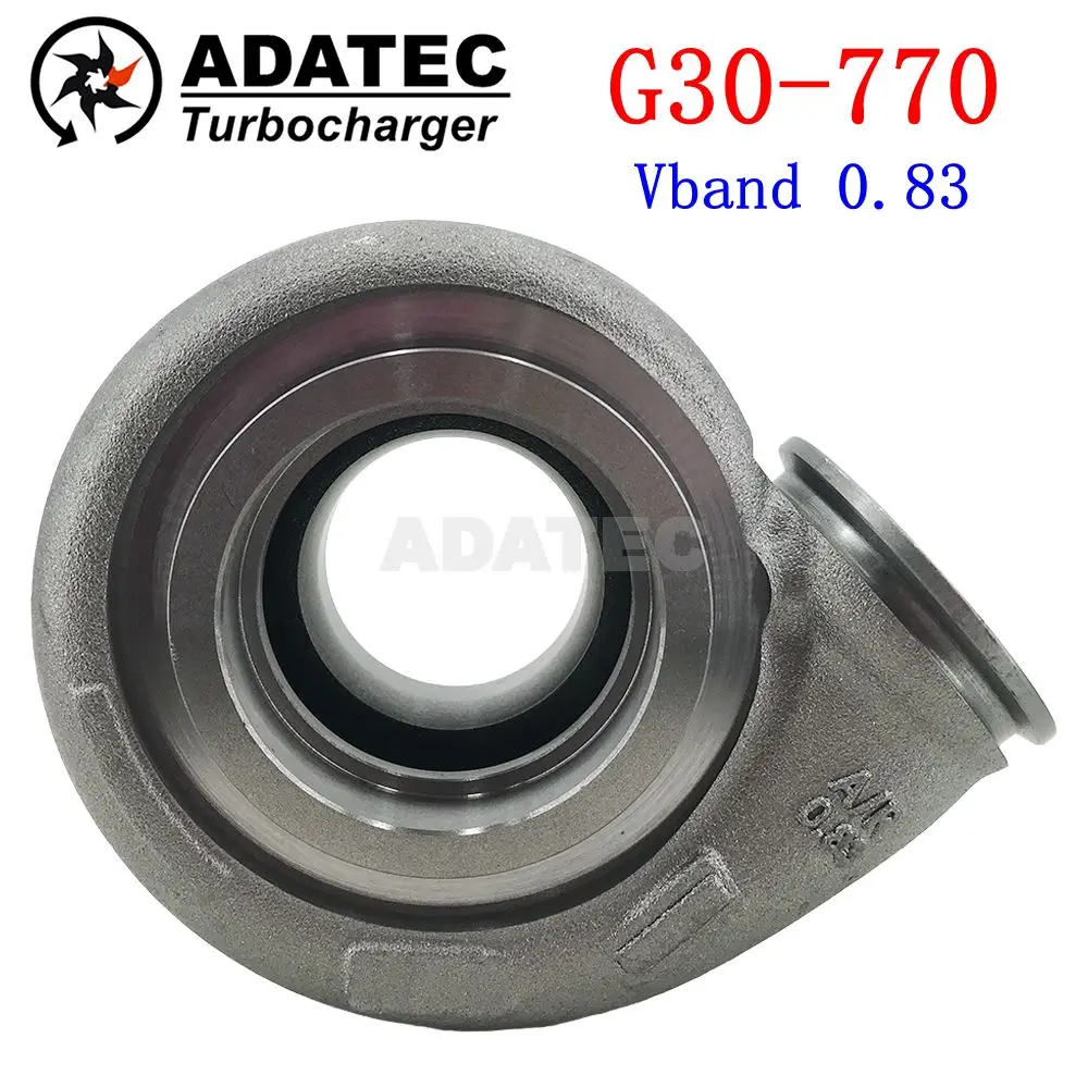 G30-770 الإسكان التوربيني G-SERIES الأداء المزدوج محمل كروي سيراميك 0.83A/R Vband 475 - 770 HP Disp 2.0L - 3.5L