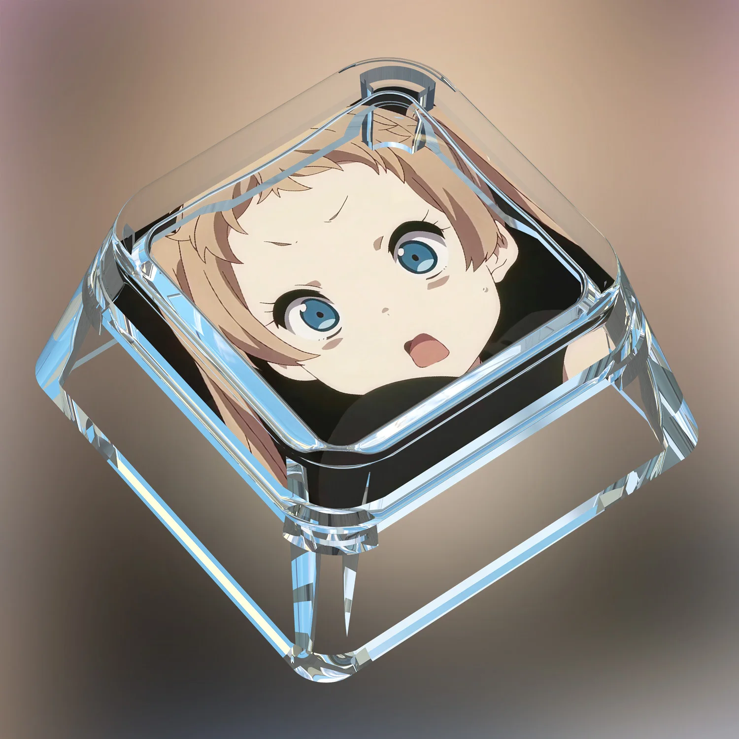 16 نماذج آلهة قصة Dekomori Sanae لوحة المفاتيح الميكانيكية Keycap شفافة نقل الضوء الميكانيكية أغطية المفاتيح دمى هدايا