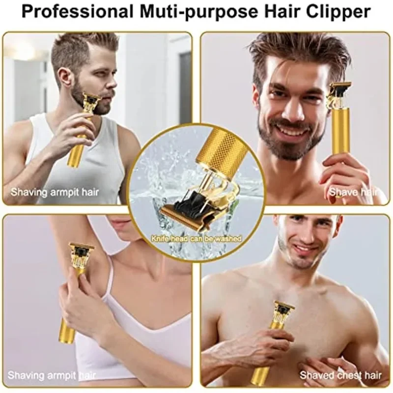 Electric Hair Cutting Machine Vintage T9 Clipper Hair Rechargeable Man Shaver Trimmer For Men's Barber Professional New Hot Sale