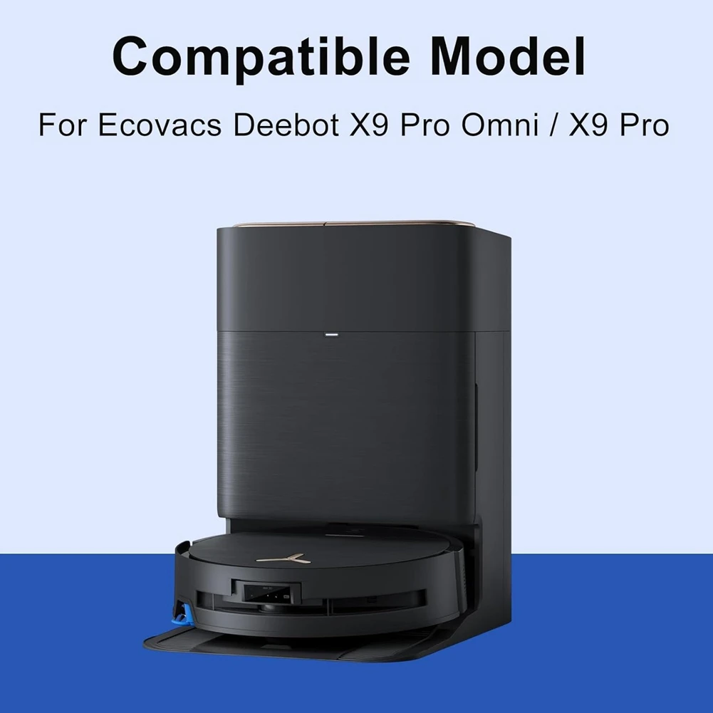A83G-مجموعة الملحقات ل Ecovacs Deebot X9 Pro Omni / X9 Pro أجزاء المكنسة الكهربائية فرشاة رئيسية ممسحة الأسطوانة كيس لجميع الغبار فلتر HEPA