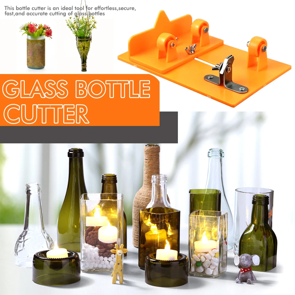 Инструмент для резки стеклянных бутылок, машина для резки винных бутылок для поделок своими руками, зимние домашние наборы для рукоделия с металлическим направляющим