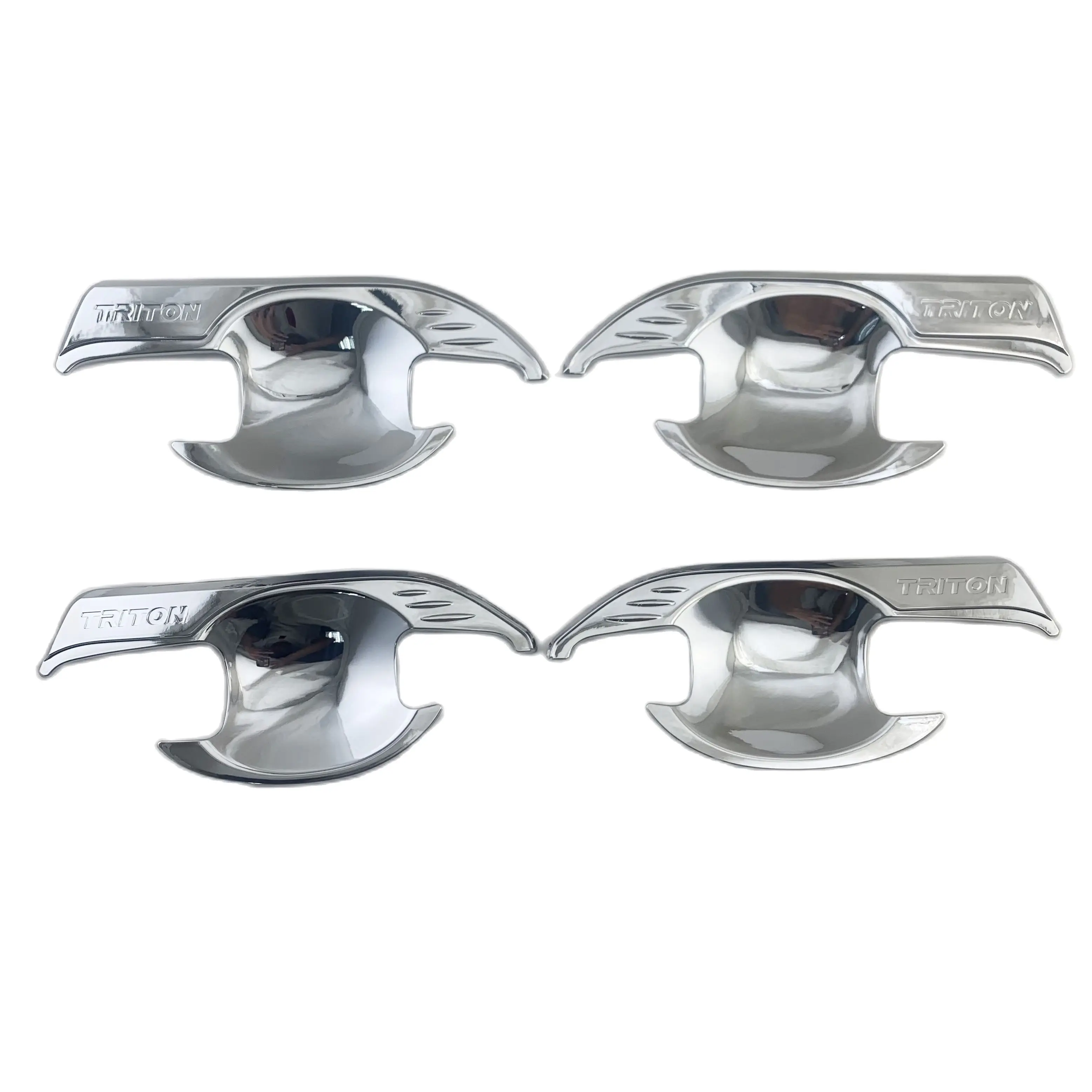 

4PCS Abs Chrome plated Door Handle Bowl Covers Trim FOR Mitsubishi Triton L200 2019-2022 Accessories Car modification