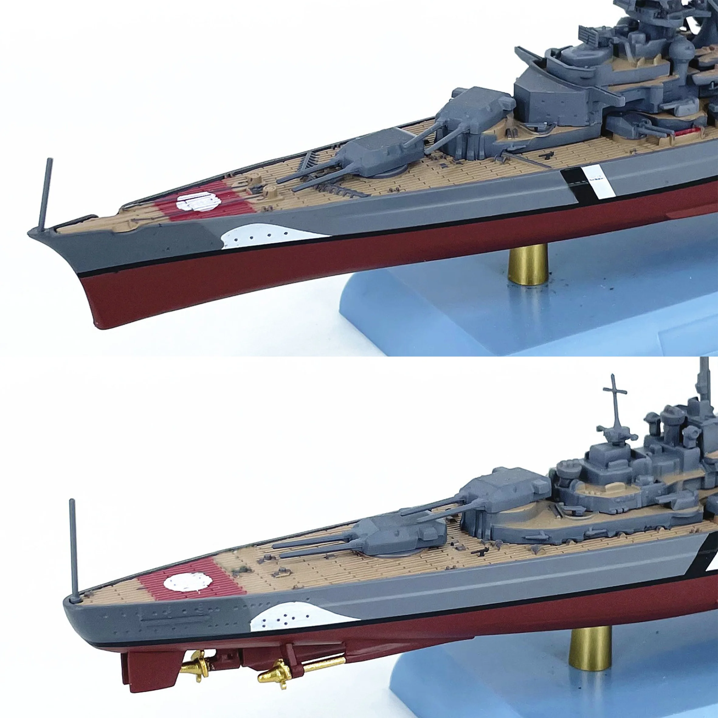1: 1000 German Bismarck battleship model (hull alloy) static finished model