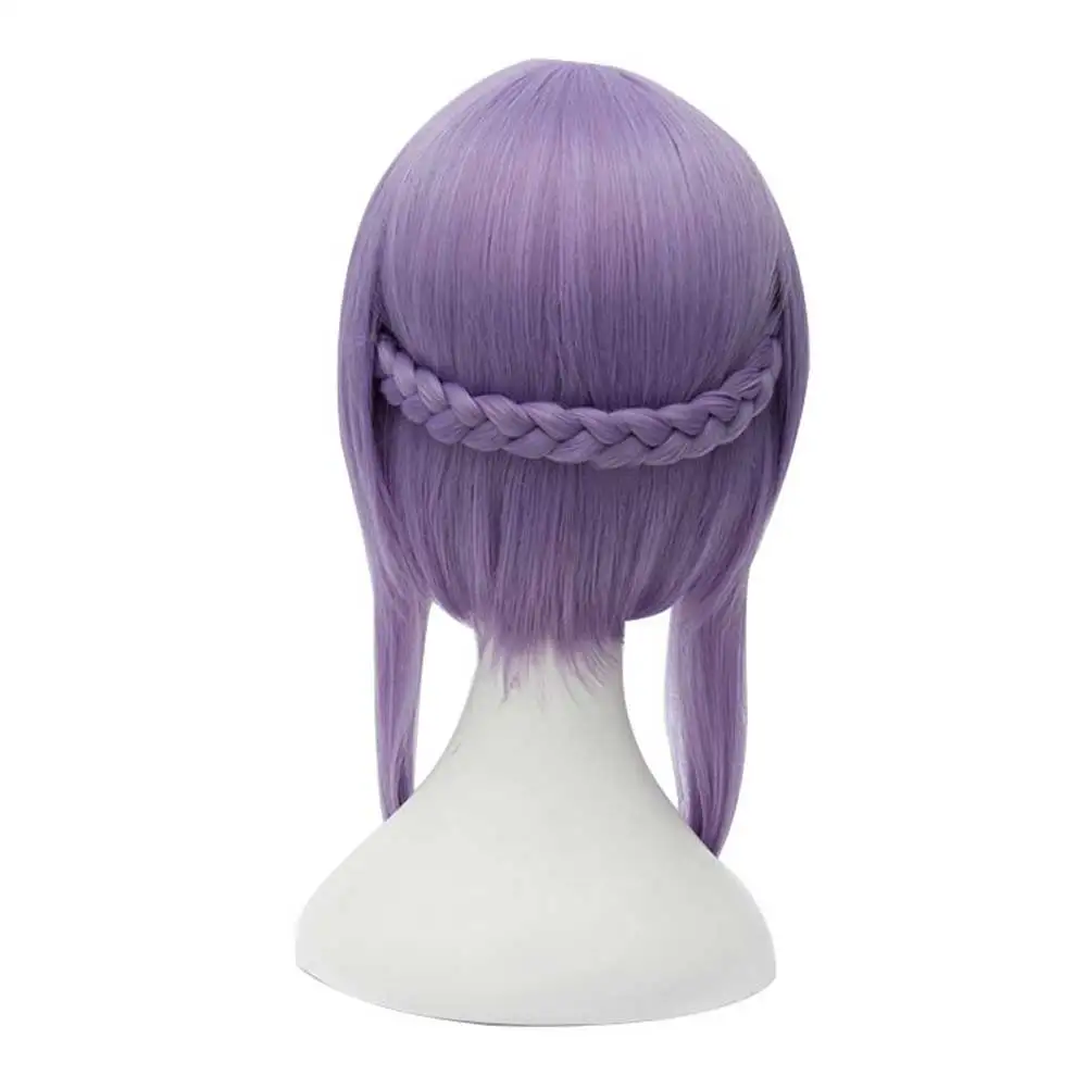 Wholesale Shinoa Hiiragi Cosplay Role Play Wigs Purple Hair Anime Seraph Costume Accessories Women Fancy Dress Up Party Hair