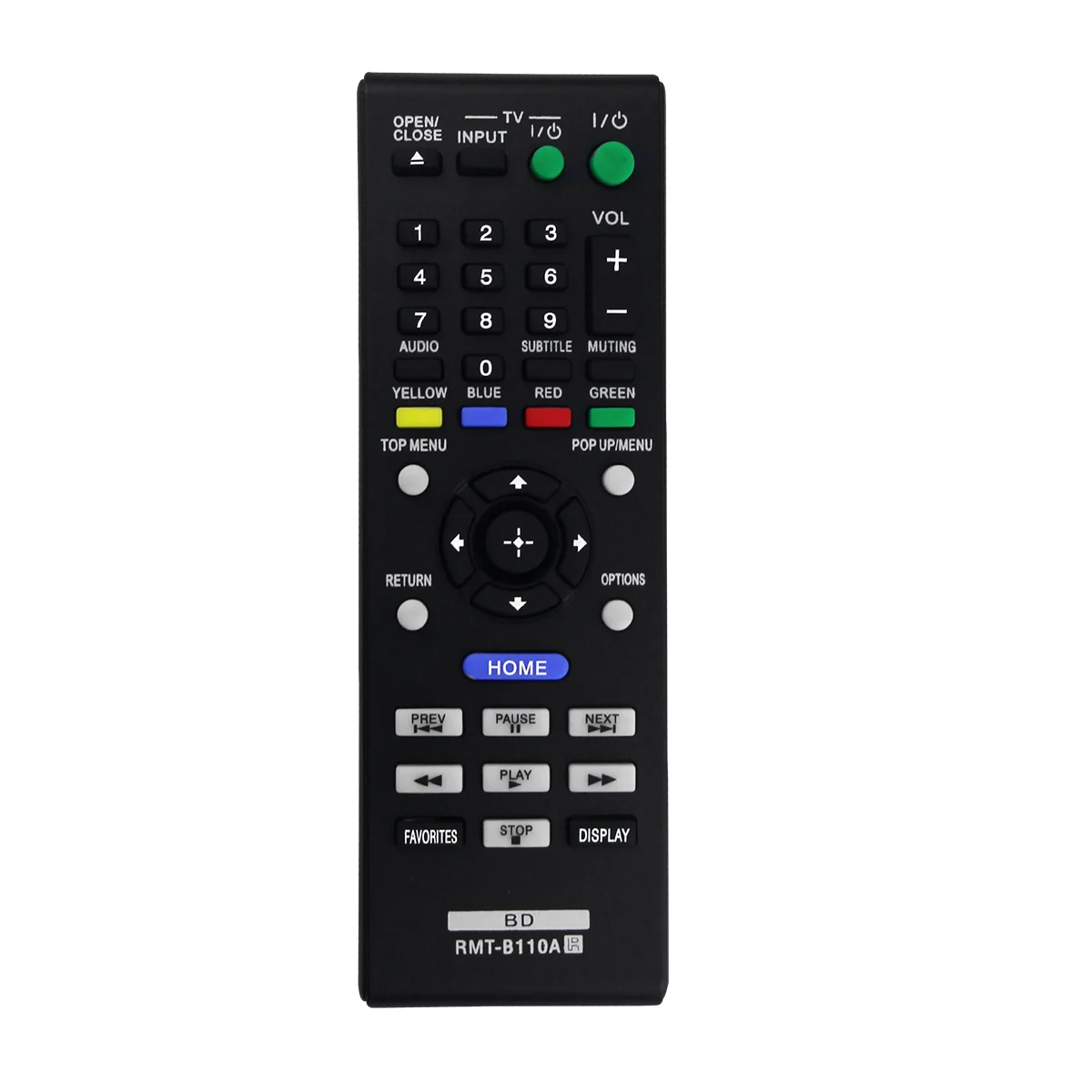 

RMT-B110A Replace Remote for Sony Blu-Ray Disc DVD Player BDP-S580 BDP-S480 BDP-S280 BDP-S380 BDP-BX58 BDP-BX38 BDPS280