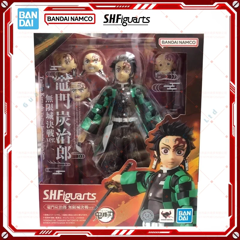

Оригинальный набор моделей Bandai SHF: Танджиро Камадо, последняя битва в Замке Бесконечности, коллекционная фигурка из аниме, модель игрушки