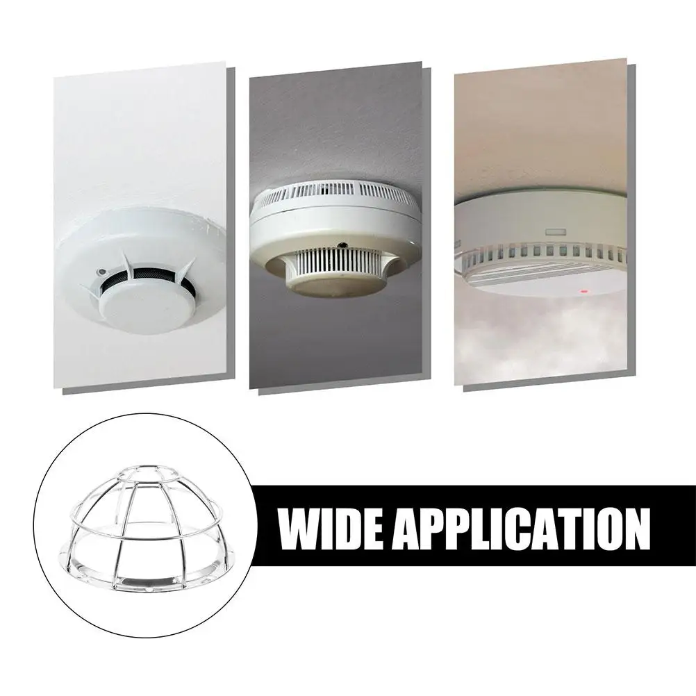 3 szt. Siatkowe osłony czujnika dymu do gotowania Głowice zraszaczy z ochroną przeciwpożarową Trwały materiał Wszechstronne zastosowanie