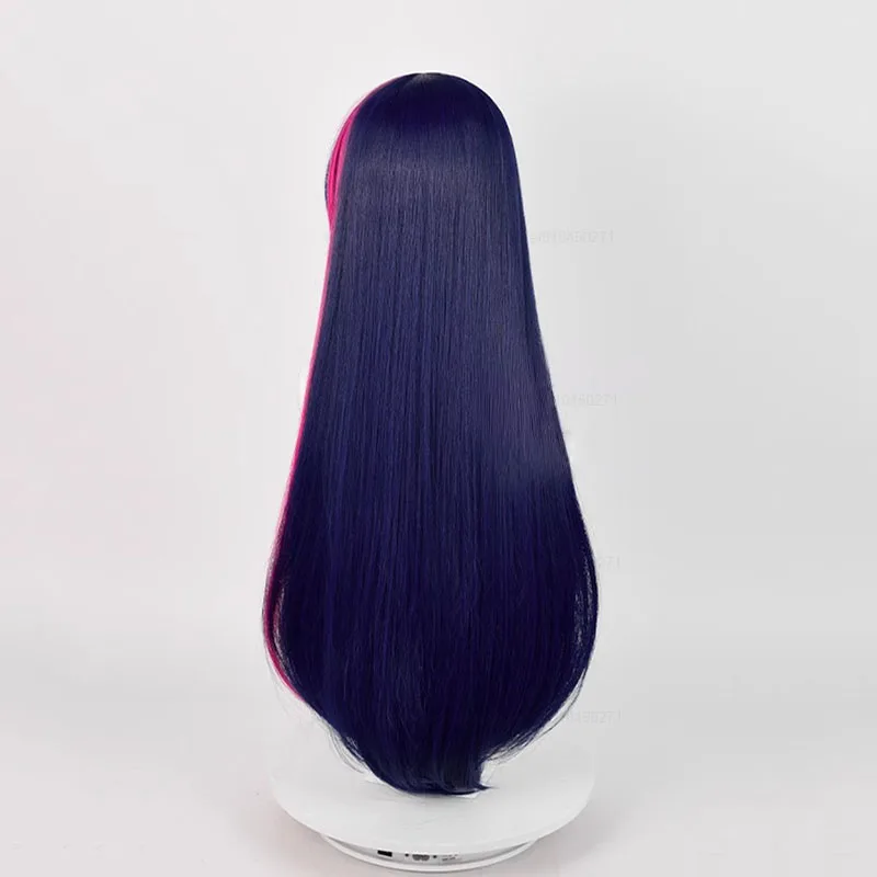 Twilight Sparkle Cosplay Wig Synthetic Scalp Long Straight Curly Hair Heat Resistant Anime + Wig Cap