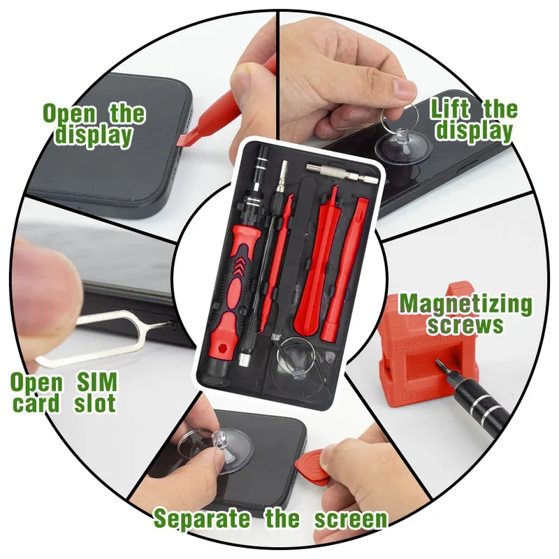 115 in 1 Precision Screwdriver Set Multifunctional Magnetic Repair Tools Kit for Computer Laptop Phone Household Repairs