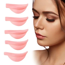 5Pairs Lash Lift Silicone Pads Eyelash Perm Lashes Extension Supplies Accessories Makeup Reusable Silicone Eyelash Perming Pads