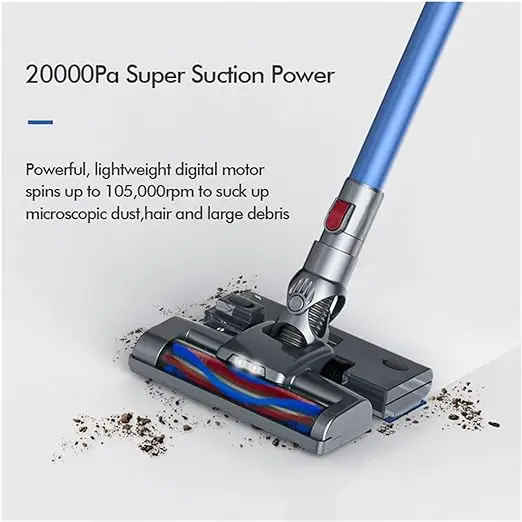 Aspiradora de mano inalámbrica V12 180W 18kPa, barredora eléctrica inalámbrica de doble Motor para el hogar, coche, ácaros y limpiador de polvo