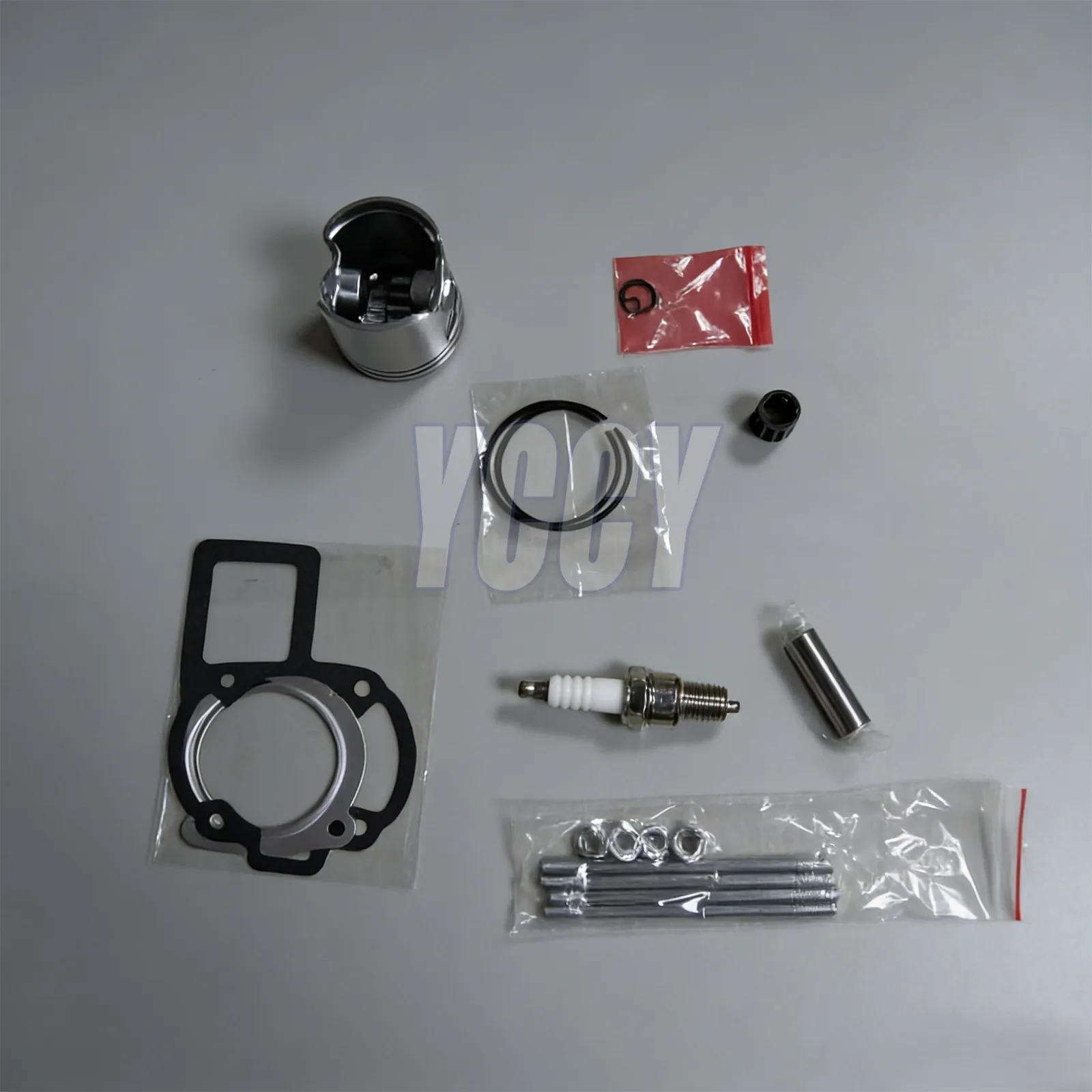 52MM PIN 12MM 11210-40B01 Motorcycle Engine Cylinder Kit Piston Rings Gasket For SUZUKI Quadsport LT80 KFX80 LT 80 KFX 1987-2006