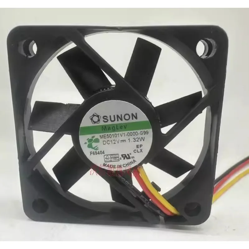 

New Cooler Fan for SUNON ME50101V1-0000-G99 12V 1.32W 5010 5CM Cooling Fan 50*50*10MM