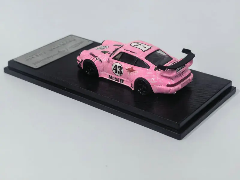 予約注文-モデルコレクト-1-64-rwb964-gt-ウィング-ピンク-ブロック-43-ダイキャストモデルカー