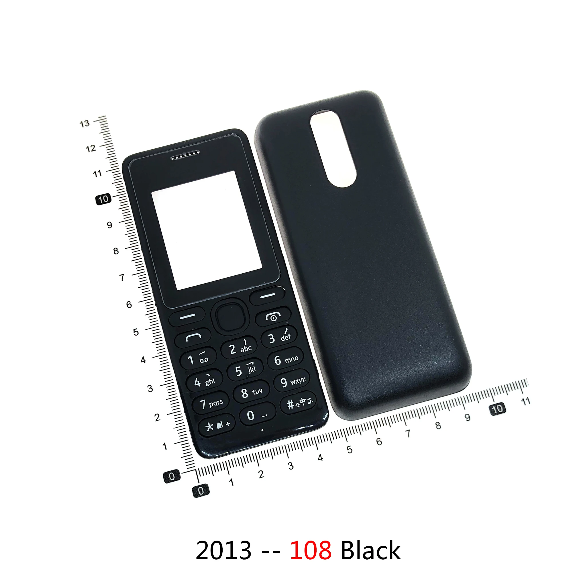 Obudowa telefonu do Nokia 2013 106 107 108 etui 2018 106 TA-1114 Klawiatura Tylna bateria Etui na telefon komórkowy Wersja z dwoma kartami