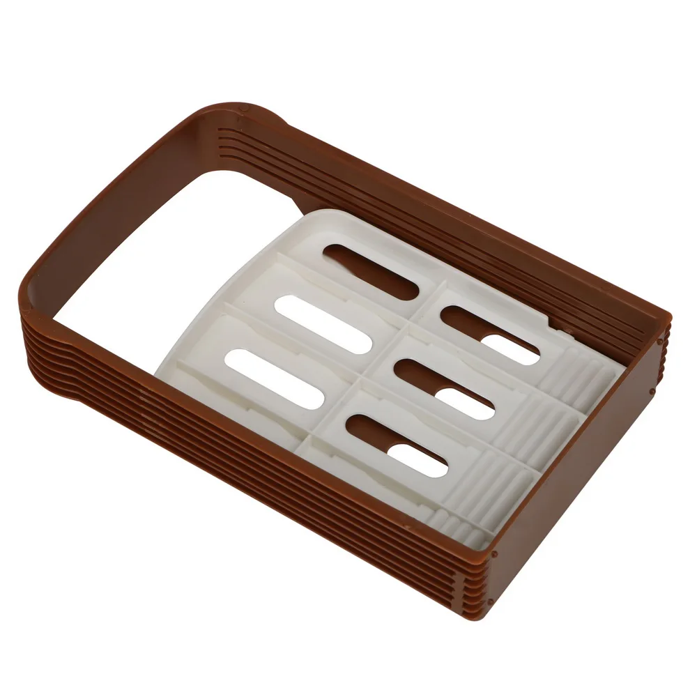 HILIFE Toast Bread Slicer Stand Baking Tool Cutting Guide Foldable Plastic Loaf Cutter Rack Slicing Tool