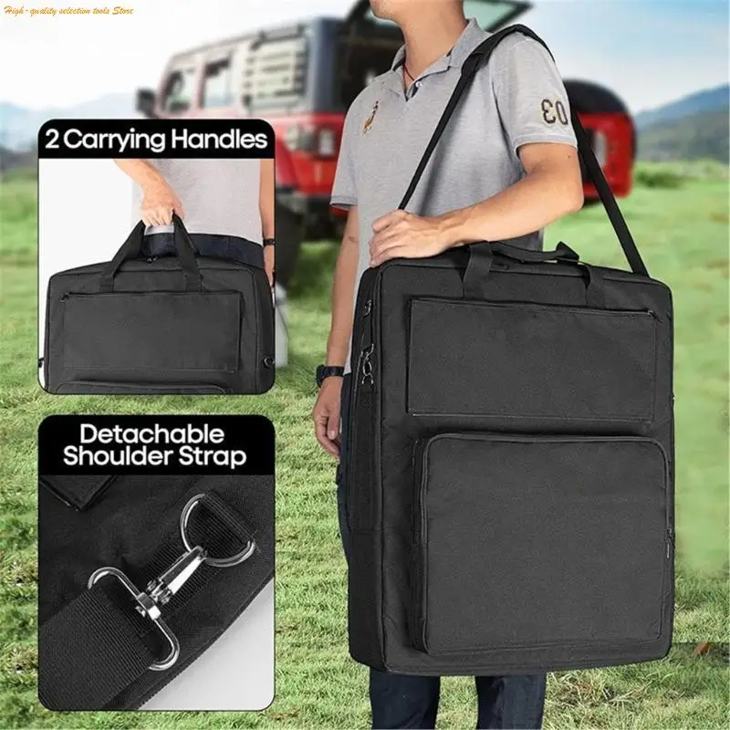 203F Solar Panel Storage Case for SOLIX PS100 PS200 With Convenient Pockets & Handles