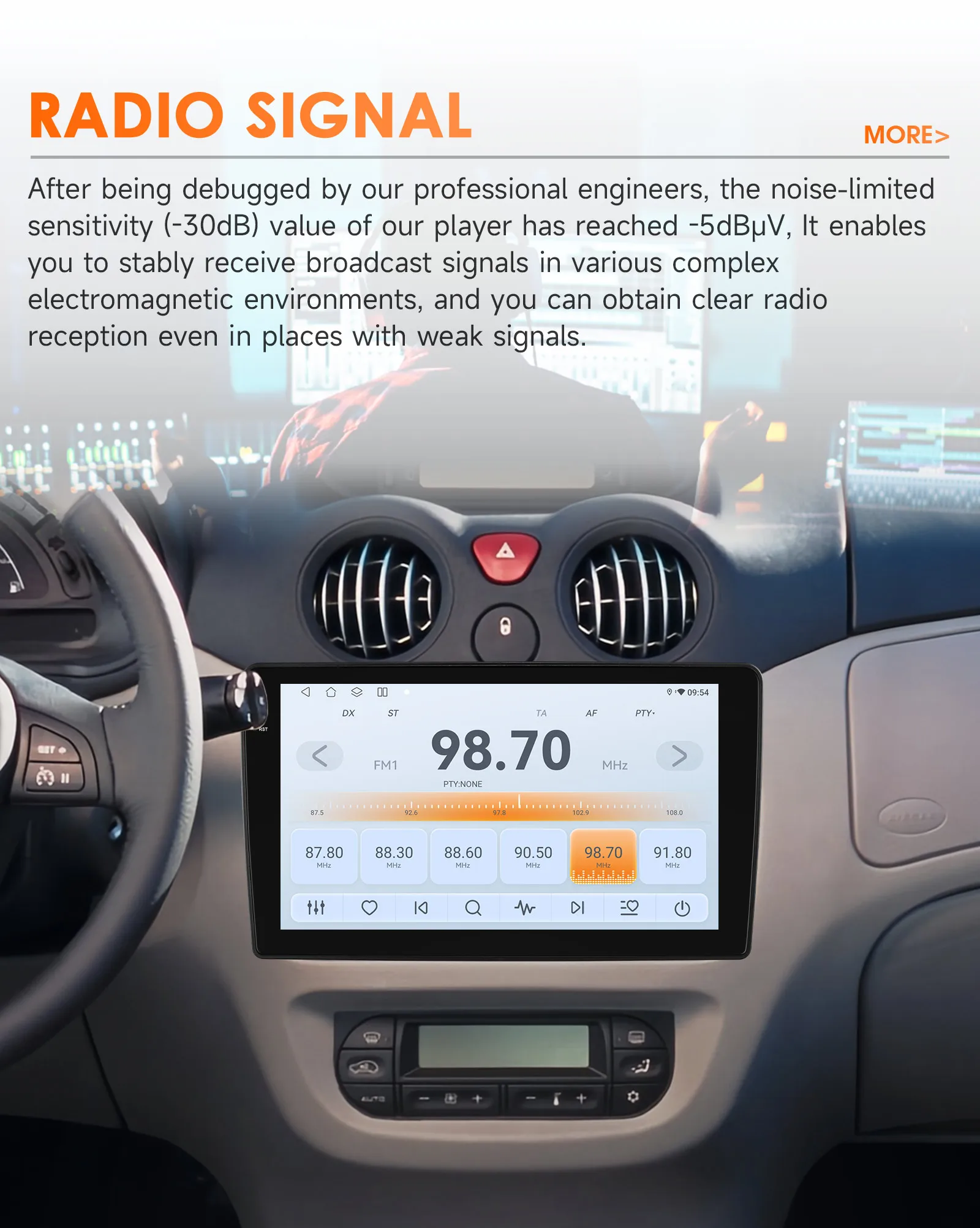 Hizpo Android 14 Auto-Multimedia-Player für Citroen C2 C3 2001 2002 2003–2010 AI Carplay GPS 4G DSP von Qualcomm Snapdragon 6115 – Detail 19