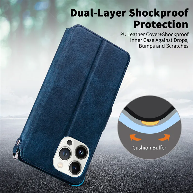 Skórzane etui z klapką dla Oneplus Nord CE 2 Lite 5G CE3 Nord 2T ACE 10T N20 N200 N10 N100 10 9 9R 9RT 8 Pro 8T 7T Cover Coque