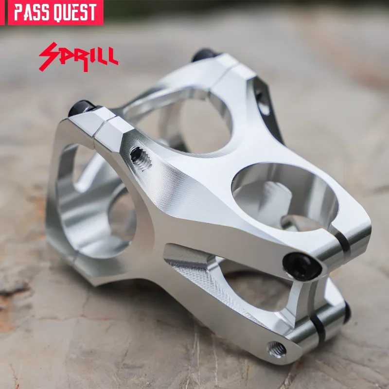 PASS QUEST 28.6mm*35mm Bicycle Stem 45mm length for 35mm Caliber Handlebar High quality Aluminum Alloy Bicycle Riser AM DH FR