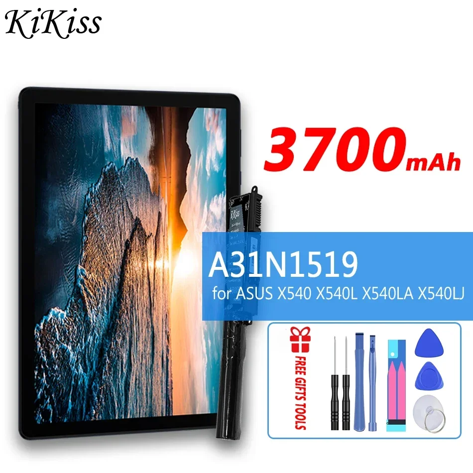 KiKiss Battery A31N1519 3700mAh for ASUS X540 X540L X540LA X540LJ X540S X540SA X540SC X540YA A540 A540LA F540SC R540S