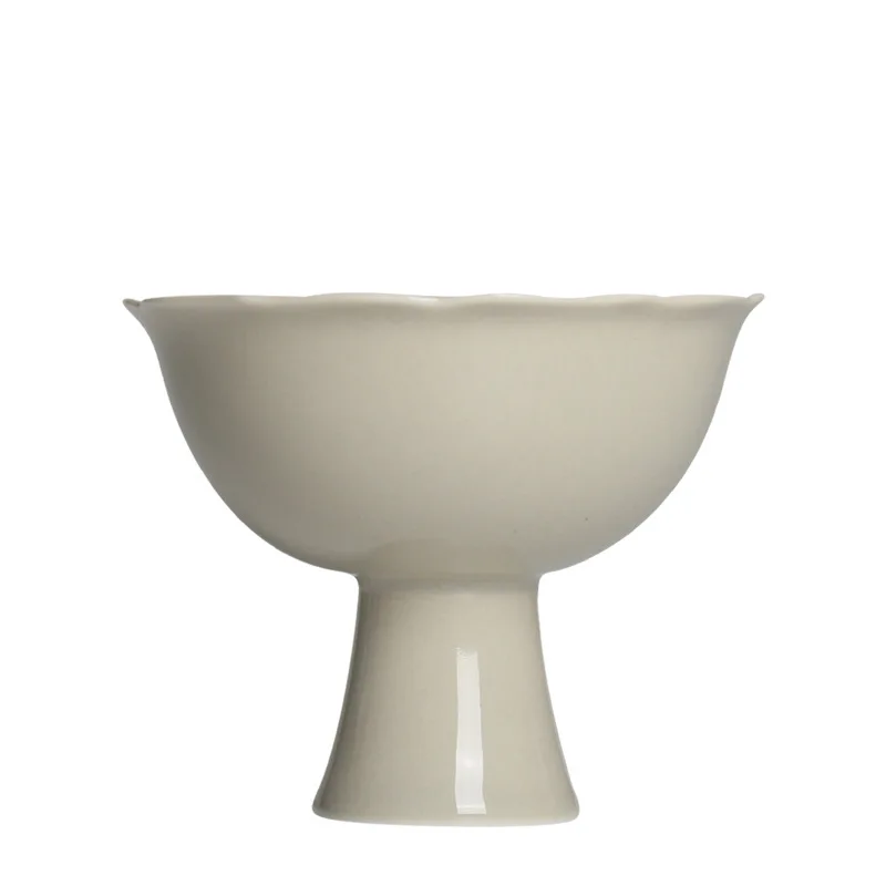 

Plant ash antique goblet kung fu tea set, household ceramic tea cup tea cup single cup