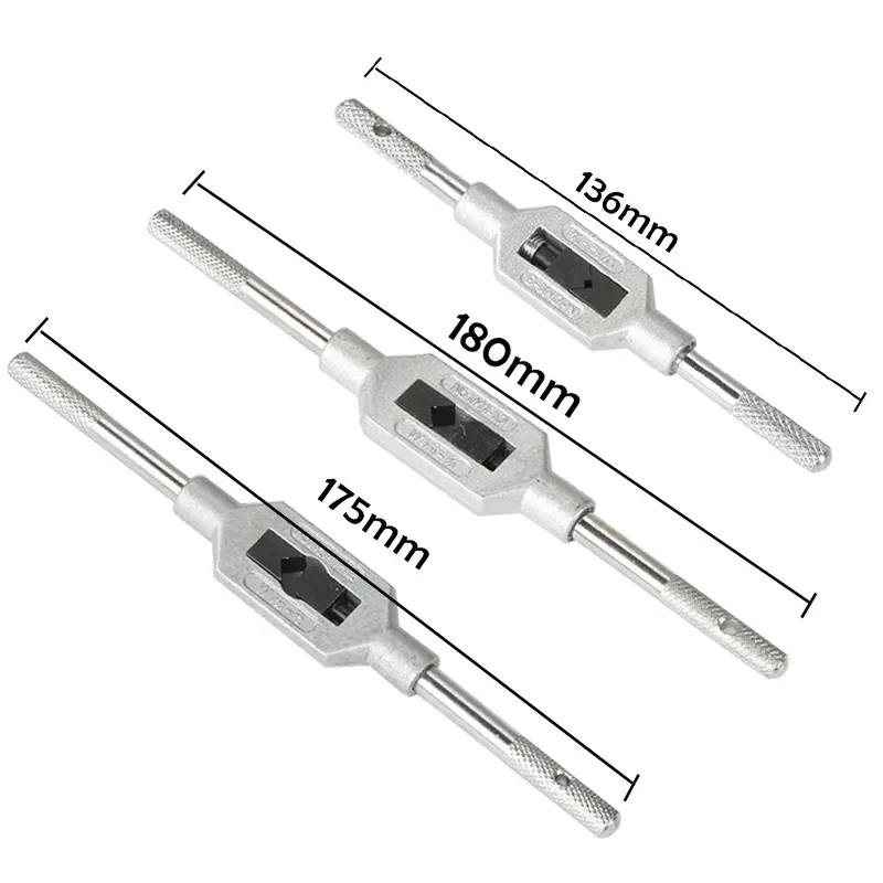 Imagem -03 - Tap Wrench para Thread Tap Aço Hand Taps Holder Tapping Reamer Tools M18 M110 M1-12 Ajustável