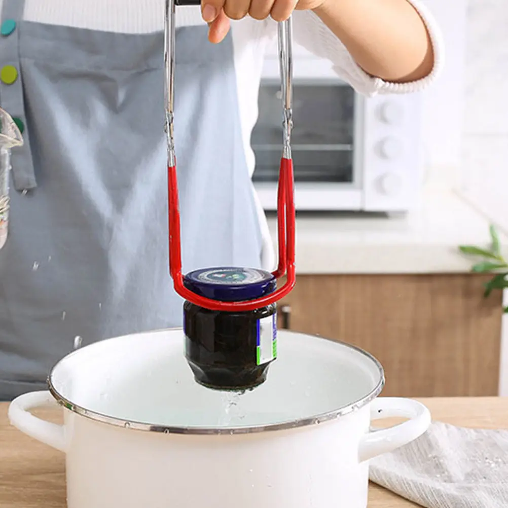 2-個ベビーミルク缶クリップボトルピッカーリフターキッチンツール折りたたみ式火傷防止