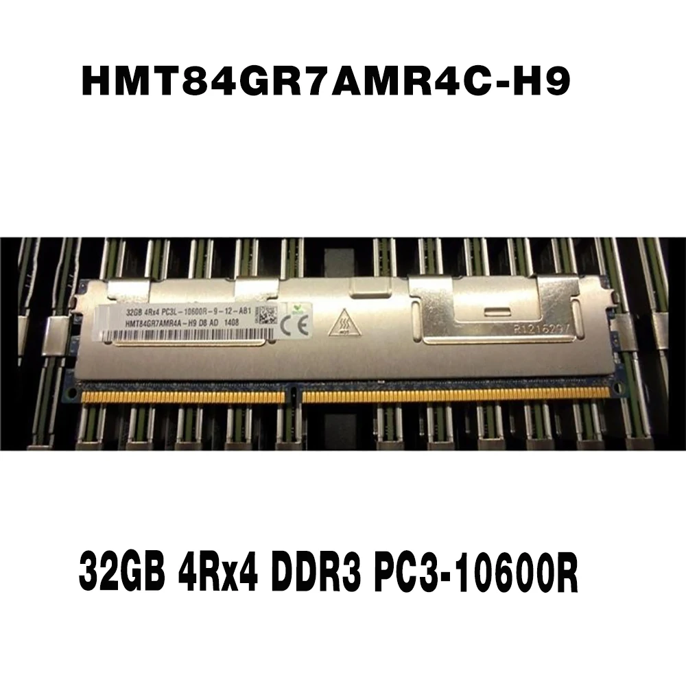 

1PCS For SK Hynix RAM 32G 32GB 4Rx4 DDR3 PC3-10600R REG Server Memory High Quality Fast Ship HMT84GR7AMR4C-H9