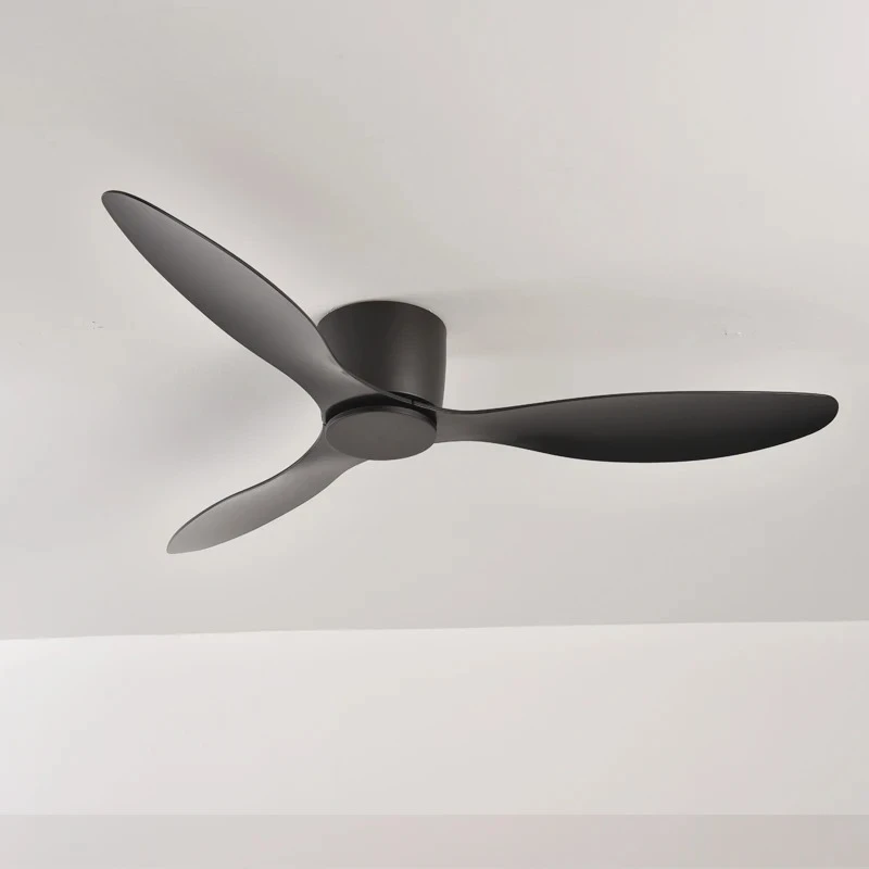 Modern Ceiling Fan Without Lights DC Motor Low Floor Loft Remote Control Simple Decorative Fan no Light Low Floor Loft - view 5