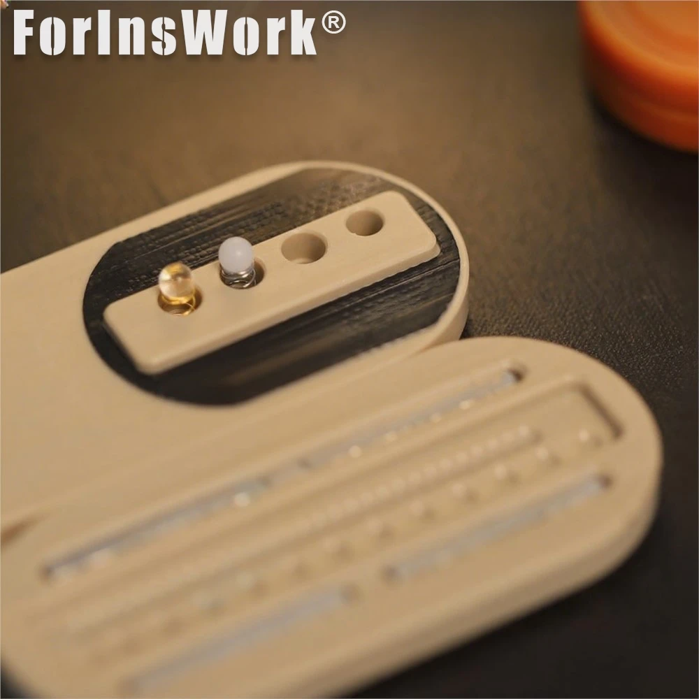 Gao Studio PEEK Richcions Vento forte Cursore a spinta lunga Fidget Toys Adulti Cursori in metallo Fidget Giocattolo antistress