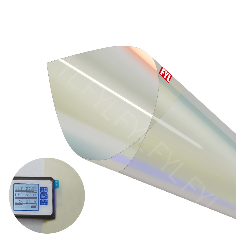 High Quality Red Color VLT 87% Roll Size 1*30 Meter Chameleon Car Window Film