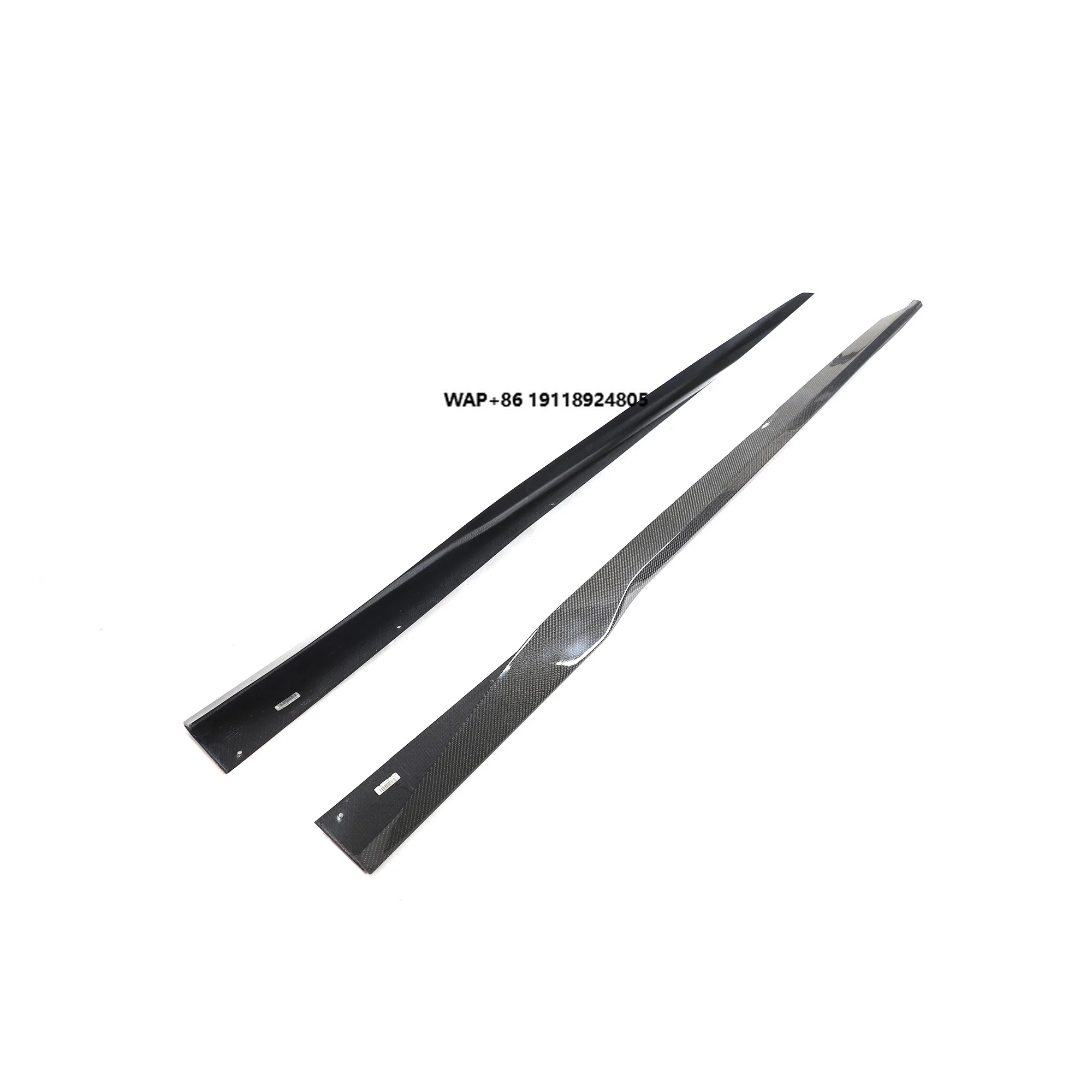 

Test Installation on Real Cars Carbon Fiber Side Skirts for 2024 Mustang Dark Horse