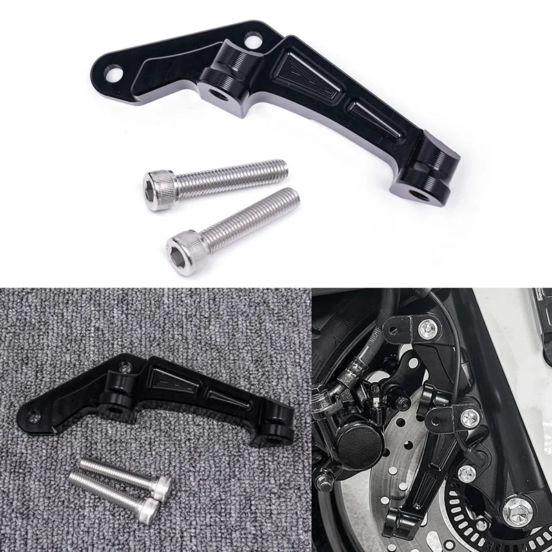 

Motorcycle CNC Aluminum Front Brake Caliper Bracket 100mm For Yamaha NMAX 125 155 150 Brake Disc 250mm V2/V3 2022-2026