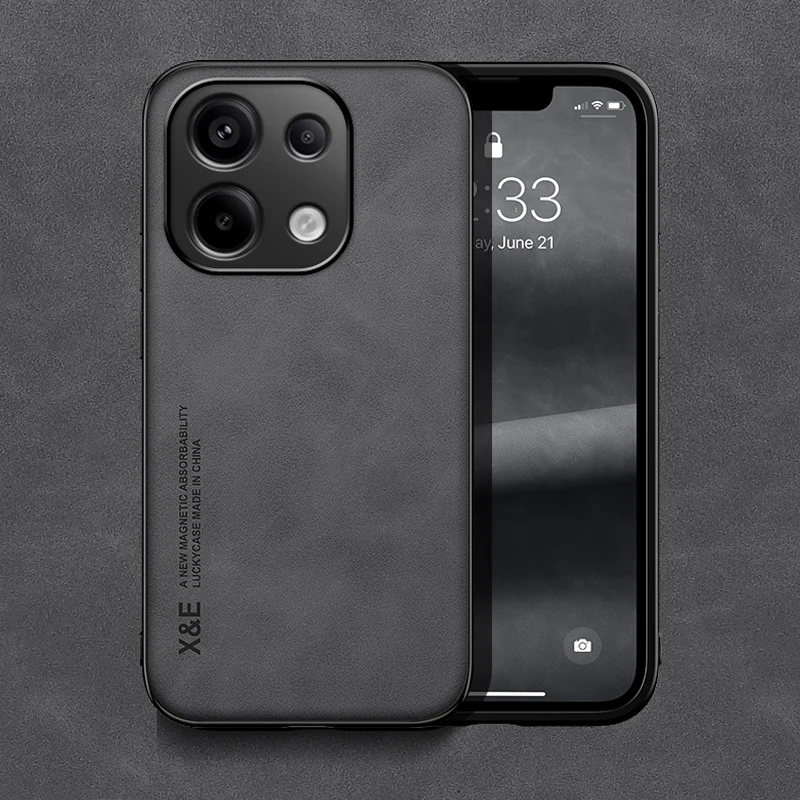 حافظة جلدية مغناطيسية لهاتف Xiaomi Redmi Note 13 Pro Plus 5G 4G إصدار Note13 13Pro ProPlus 13ProPlus تدعم أغطية تثبيت السيارة #5