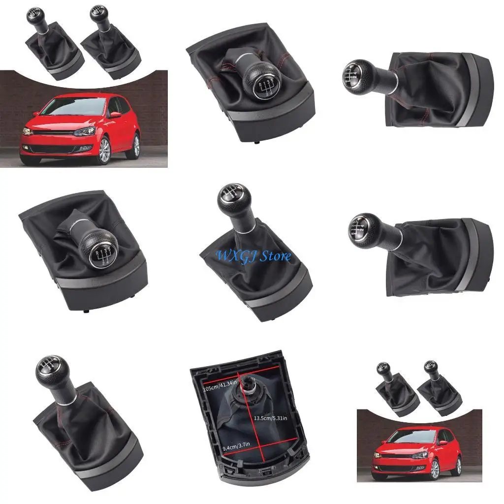 

37JE Кожаная ручка переключения передач с плавным переключением и удобной рукояткой для сиденья 02-10