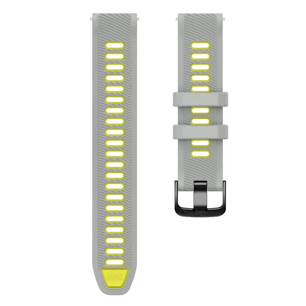 Universelles 22-mm-Sport-Silikonarmband für Garmin Forerunner 265 255 Musikband für Vivoactive 4/Venu 4 45 mm Armband-Uhrenarmband – Detail 27