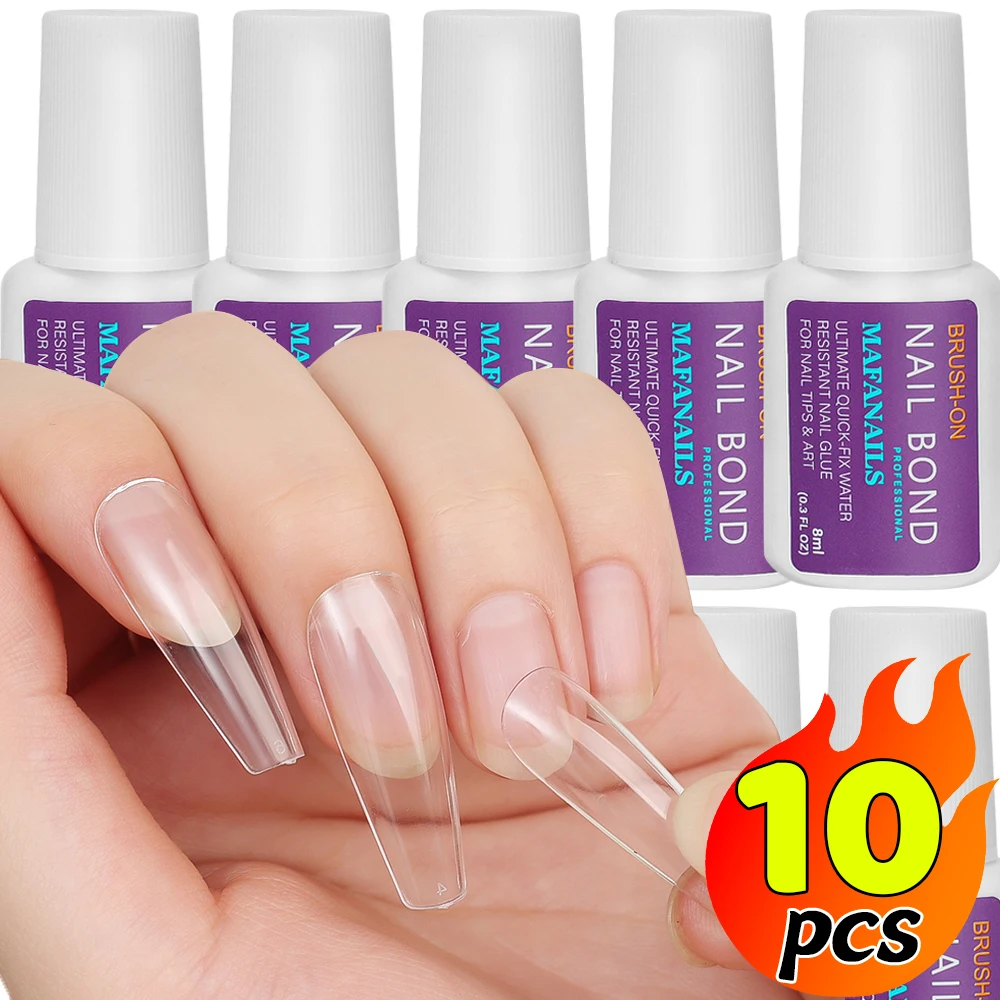 Lasting Strong Nail Glue 150ml Quick Drying Acrylic Press on Fake Nails Glue Rhinestones Decoration DIY Manicure Nail Adhesive