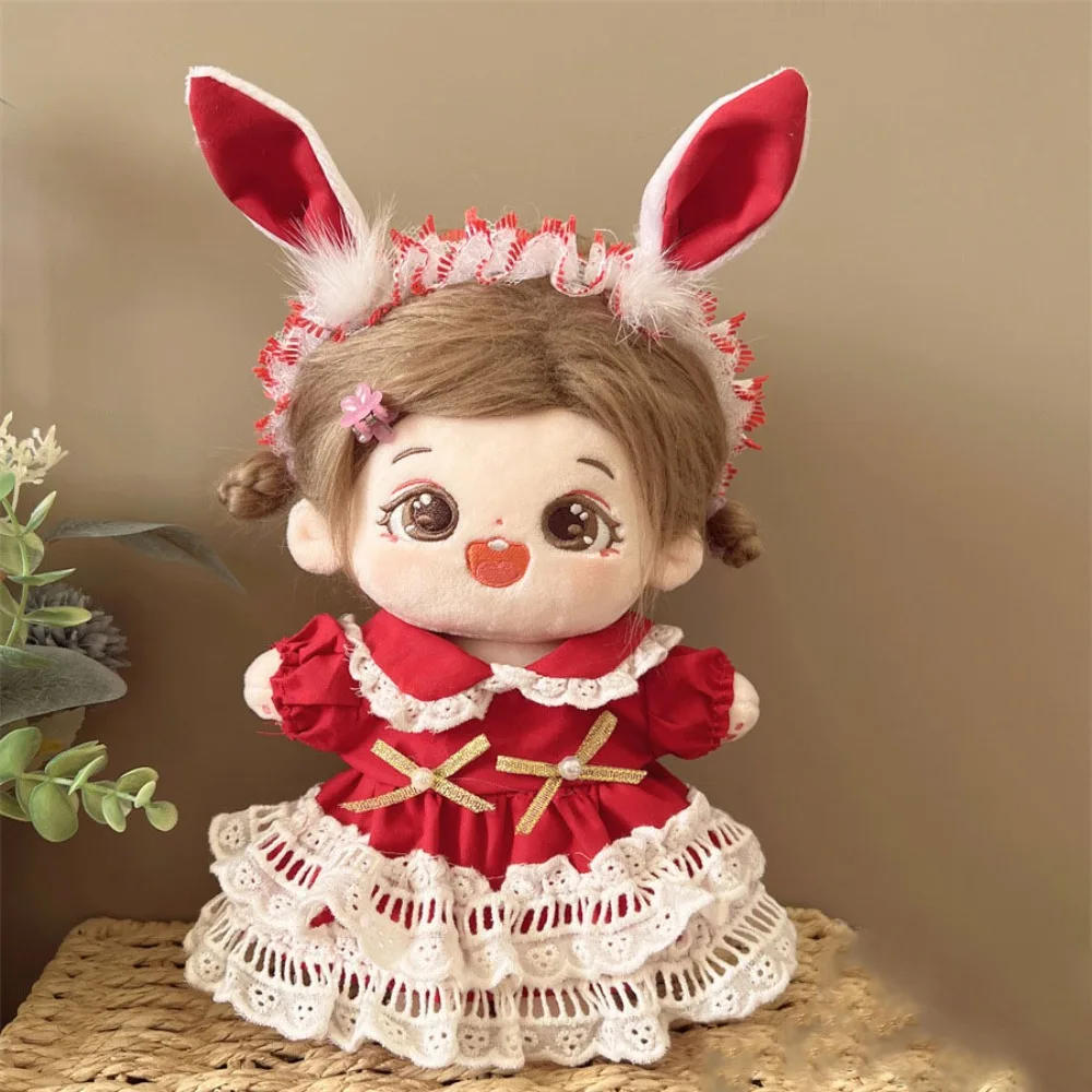 

1 set Dress Up 20cm Cotton Doll Clothes DIY Clothing Outfit Star Doll Clothes Suit Kawaii Lovely No Attributes Dolls Clothes