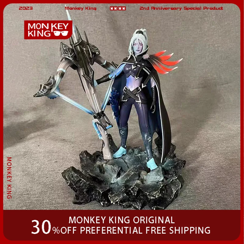 22 cm DOTA2 Figur Drow Ranger High-end-Anpassung Anime Sammeln Modell Desktop Dekorationen Urlaub Geschenke Kinder Spielzeug
