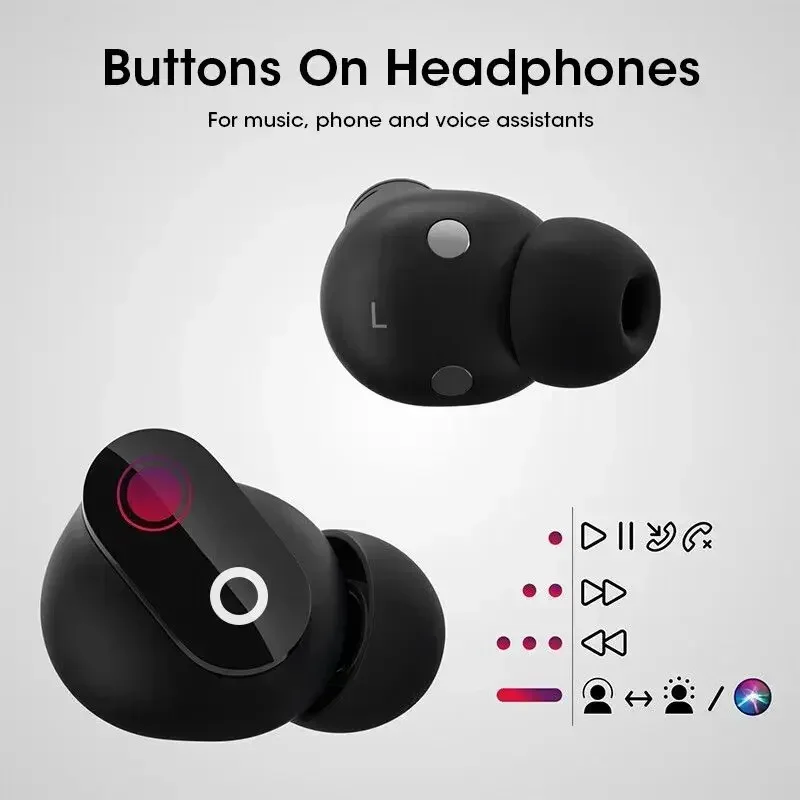 

Buds For iPhone 15 14 Samsung True Wireless Cancelling For Sports TWS Earbuds Bluetooth Earphones Studio Headphone Headset Noise