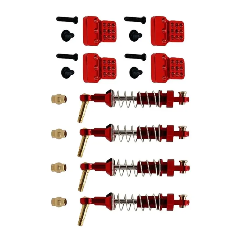

ABWE-RC Car Accessories Shock Absorber Brackets Kit& Upgrade Shock Absorbers For WPL 1/16 C44 C34 FJ45