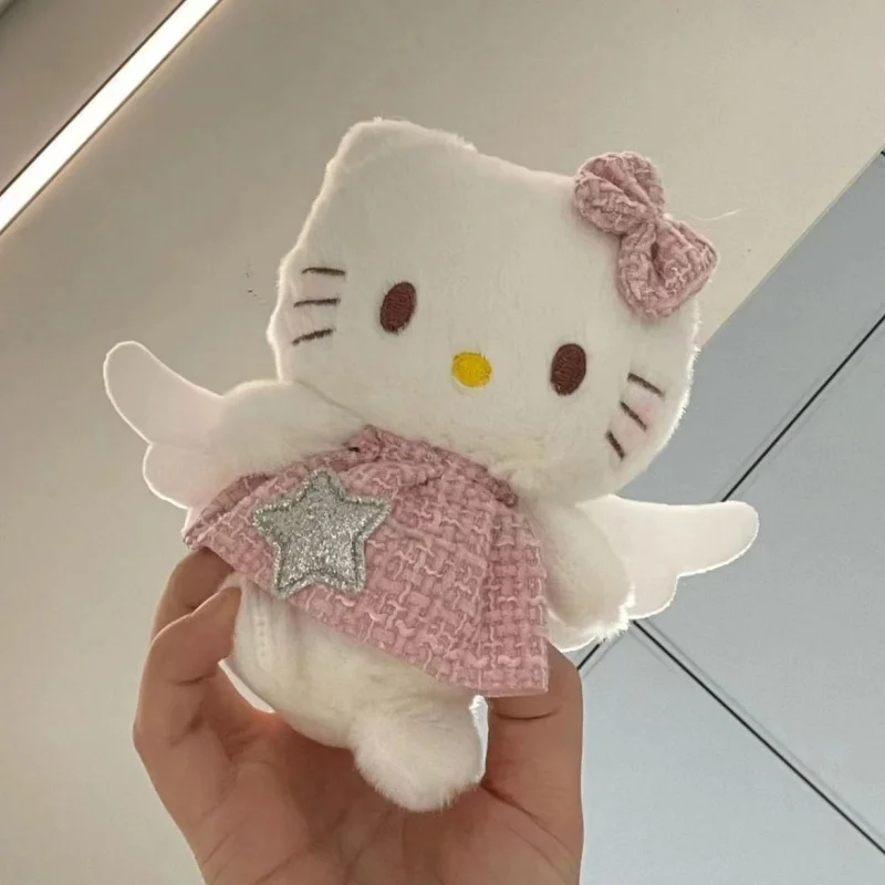 Instagram Girly Heart Skirt Hello Kitty Cat Cute Angel Bag Pendant Pendant Keychain Doll Gril Decoration Ornaments Holiday Gifts