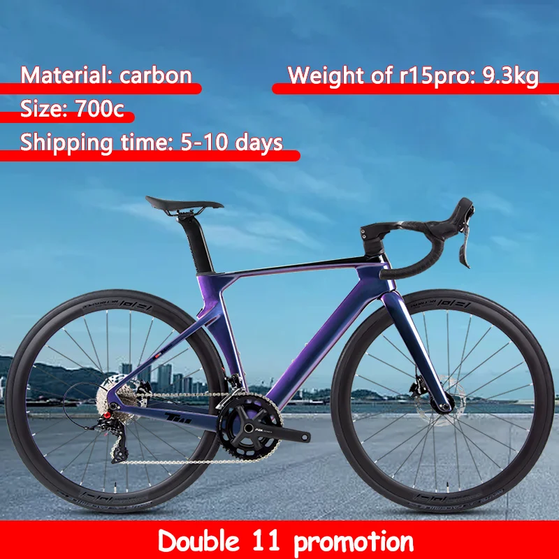 TWITTER R5pro carbon road bike bici con freno hidráulico completo Nouveau Vélo de route en fibre de carbone  700C bicicleta ebik